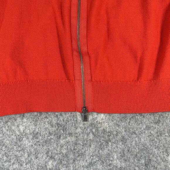 Cabi Cobblestone Cardigan Sweater Fiery Red Full Zip Back Small 3155 - Picture 8 of 8